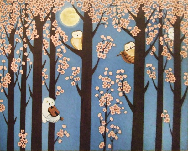 봄 그리고 세레나데, 162x130cm, acrylic on canvas, 2011