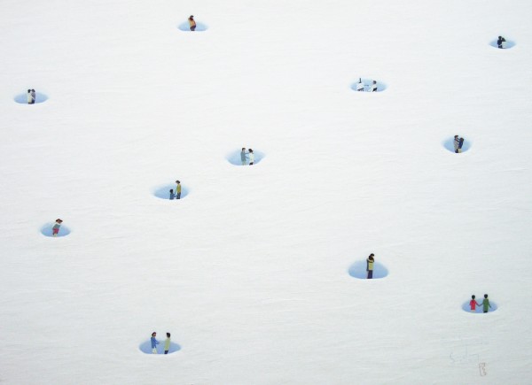 이수동-눈이녹는이유 72.7x100cm 2007