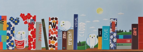 Bookshelf, 160x60cm, acrylic, 2016(안윤모 키아프 이미지)
