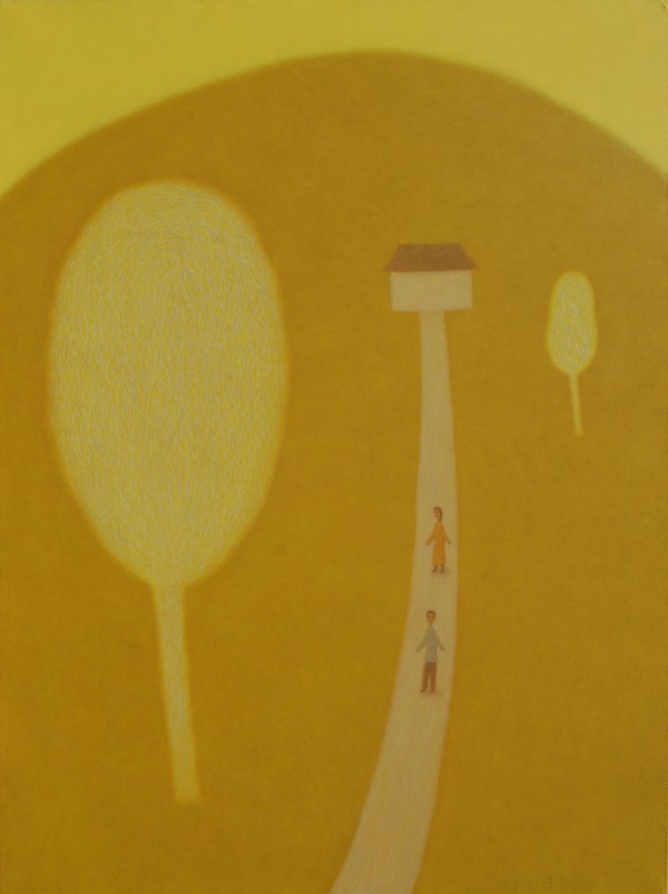 오순환,꽃,Acrylic on canvas,130x97cm,2010