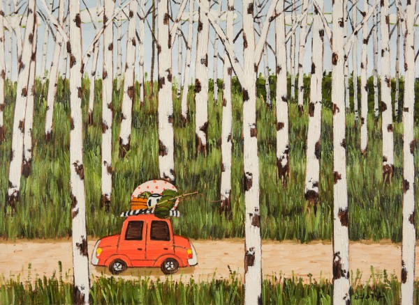 자작나무숲 53x72.7 cm oil on canvas 2019