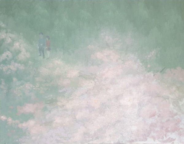 김동철, 벚꽃, Oil on Canvas, 53x45cm, 2020