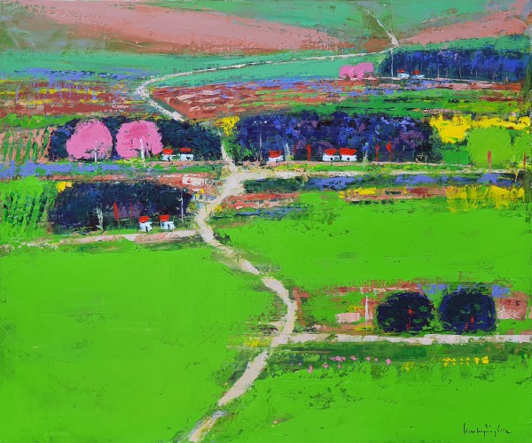 East Side-FE25 72.7X60.6cm Oil on canvas 2021 (20F)