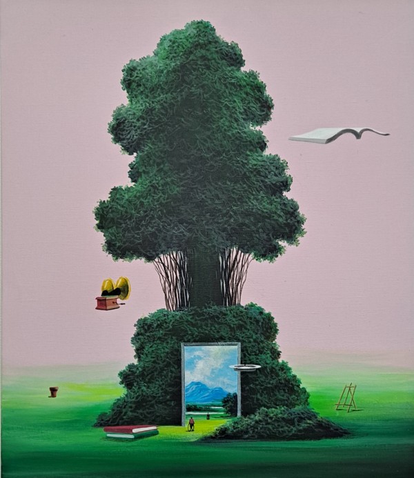 유선태, 신기루, Acrylic on canvas, 53x45.5cm, 2021