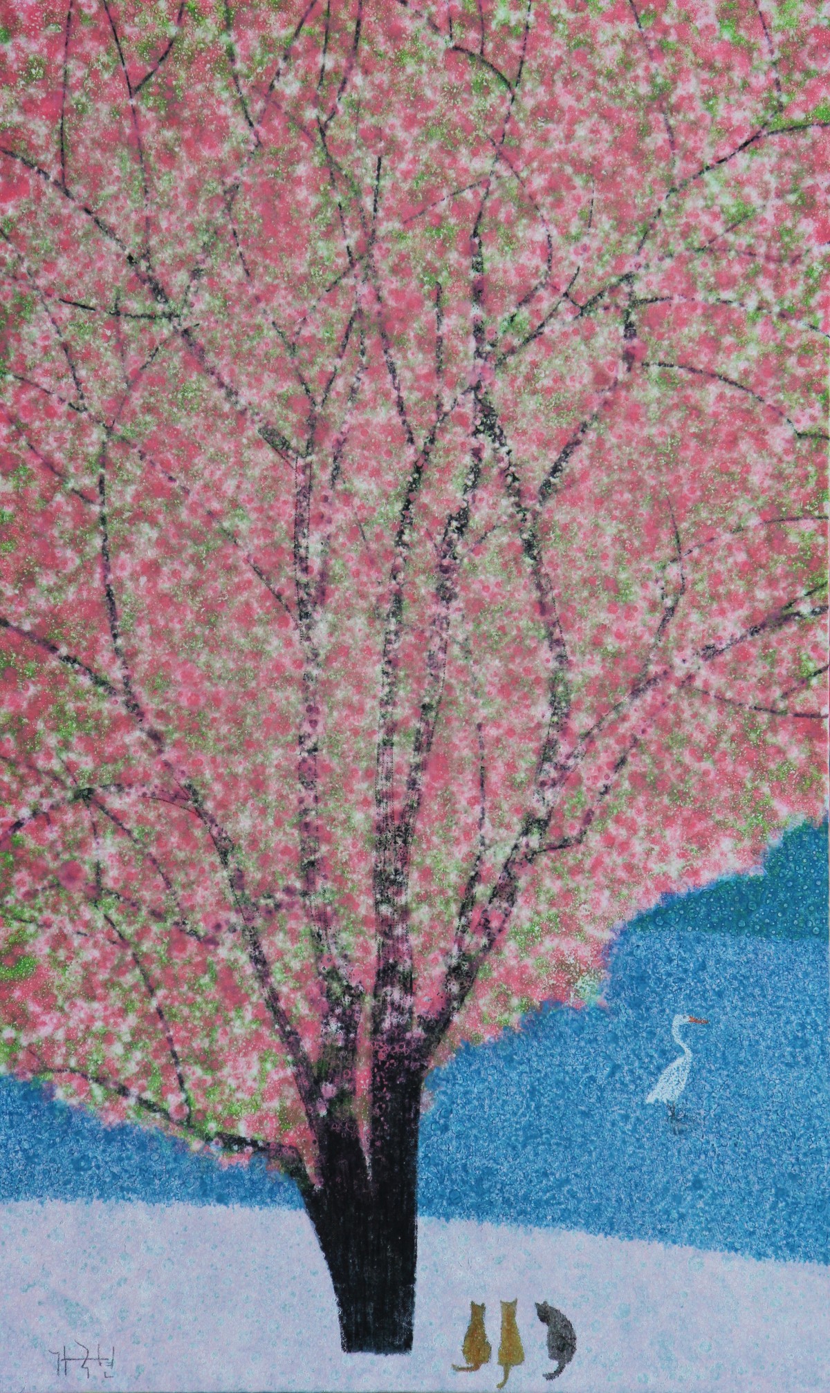 가국현, 감성풍경, Oil on canvas, 100x60cm, 2021
