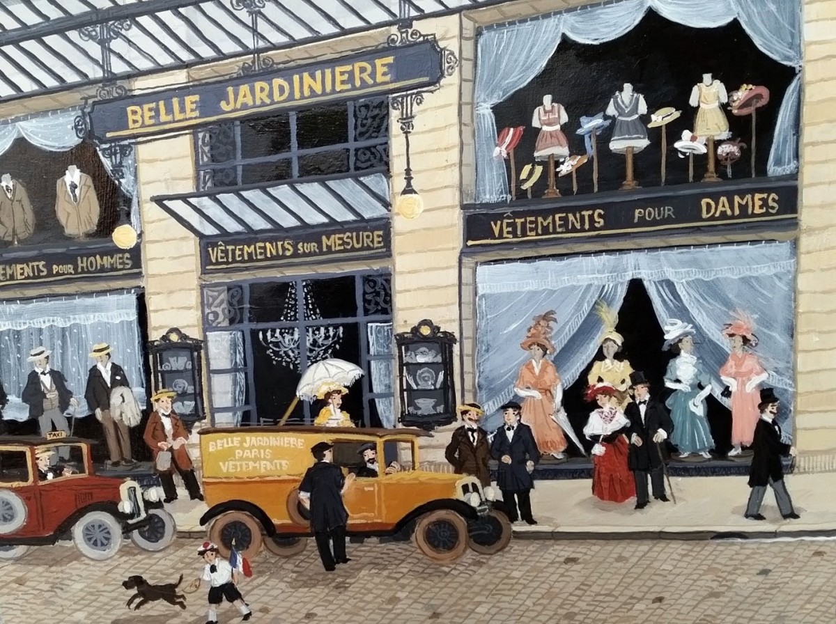 La Belle Jardinière 26.7x35cm Acrylic on board 2018