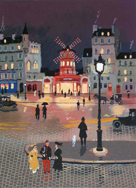 Grand Monuments Moulin Rouge, 25.3x34cm, Serigraph on paper, 2007