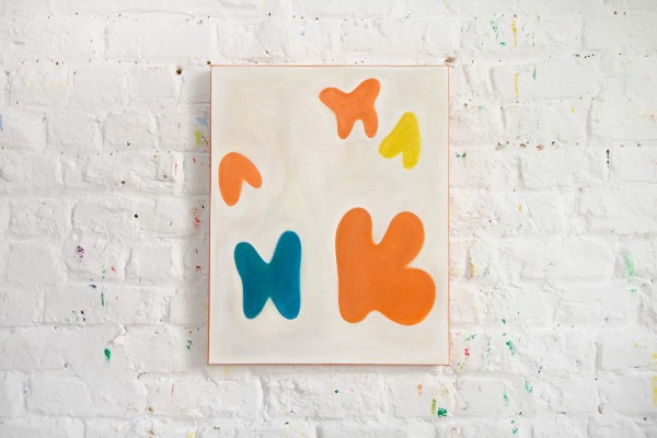 김민우, Orange, Acrylic on canvas, 50x40cm, 2022