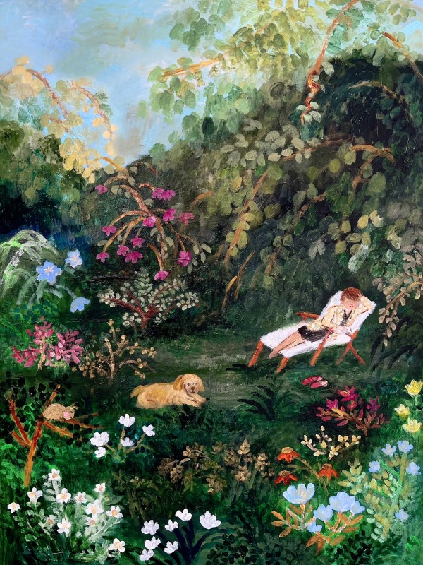김호진, 여름과 가을 사이, 90x65cm, Acrylic on canvas, 2023