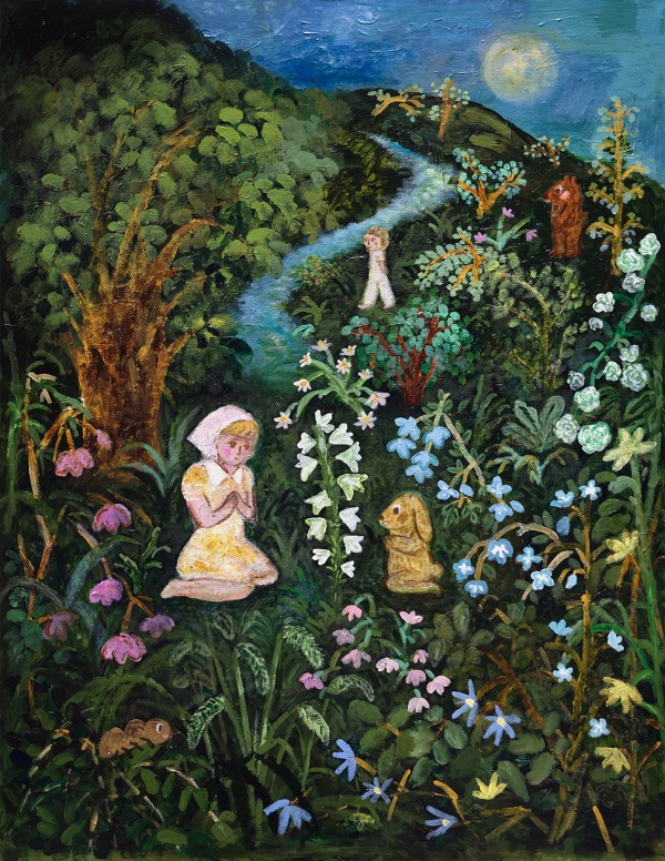 김호진, 소녀의 꿈01, 캔버스에 아크릴, 116.8x91cm, 2025