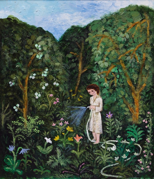 김호진, 나의 작은 정원, 캔버스에 아크릴, 53x45.5cm, 2025