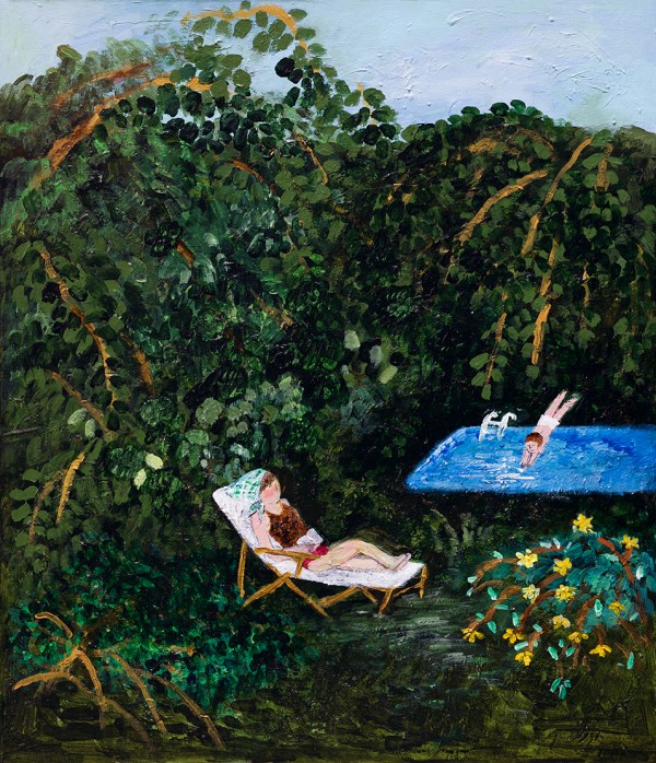 김호진, 여름 방학, 캔버스에 아크릴, 53x45.5cm, 2024