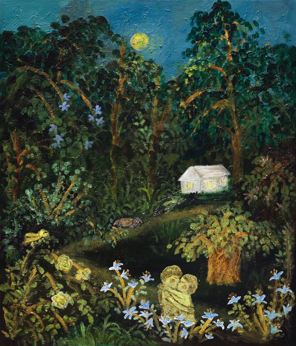 김호진, 좋은 밤, 캔버스에 아크릴, 53x45.5cm, 2024