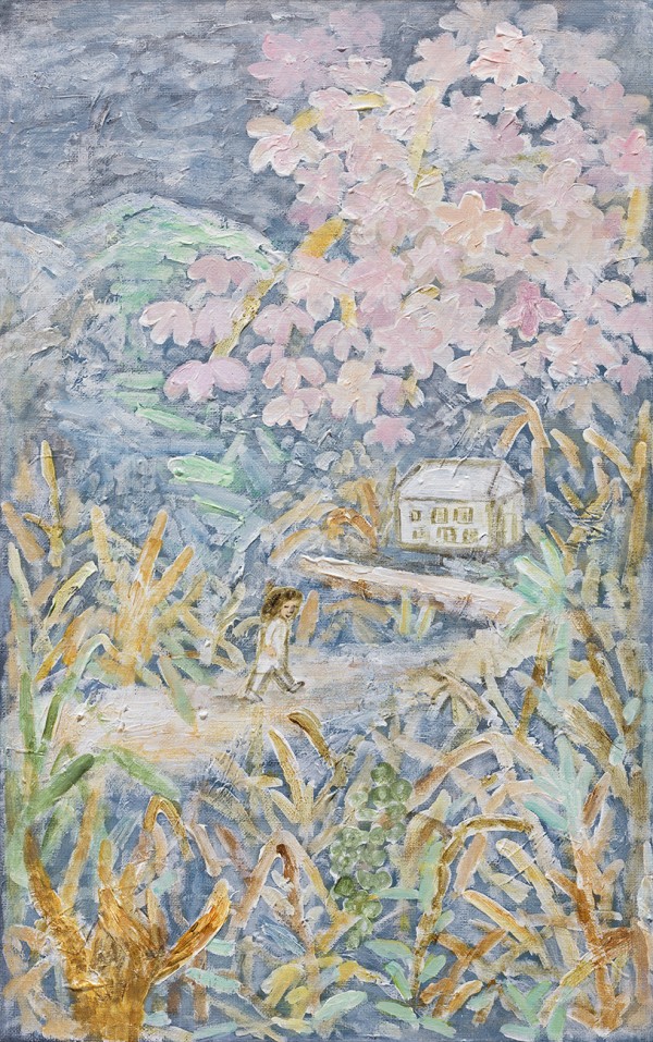 김호진, 돌아가는 길, 캔버스에 아크릴, 53x33.4cm, 2025
