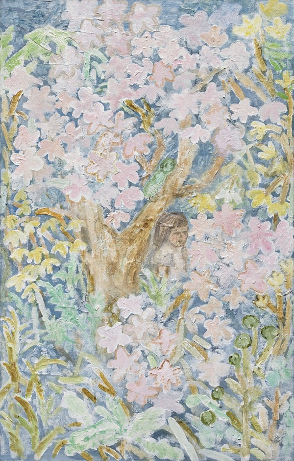 김호진, 봄이 시작되던, 캔버스에 아크릴, 53x33.4cm(10M), 2025