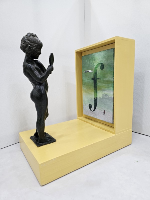 유선태, Muse, Mixed media, 32.5x20.5x30.5cm, 2025