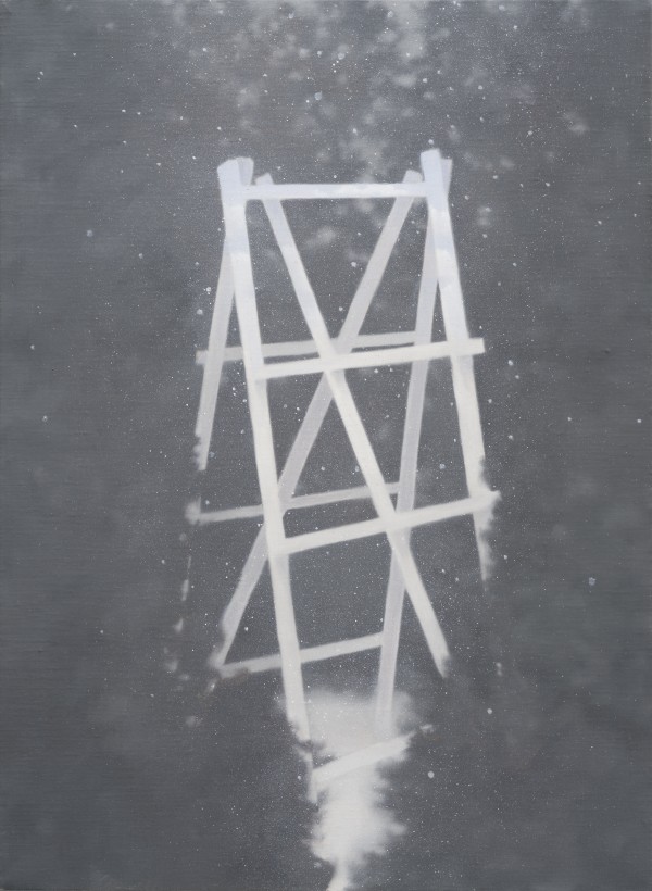 A ladder, 73x53cm, oil on canvas, 2024