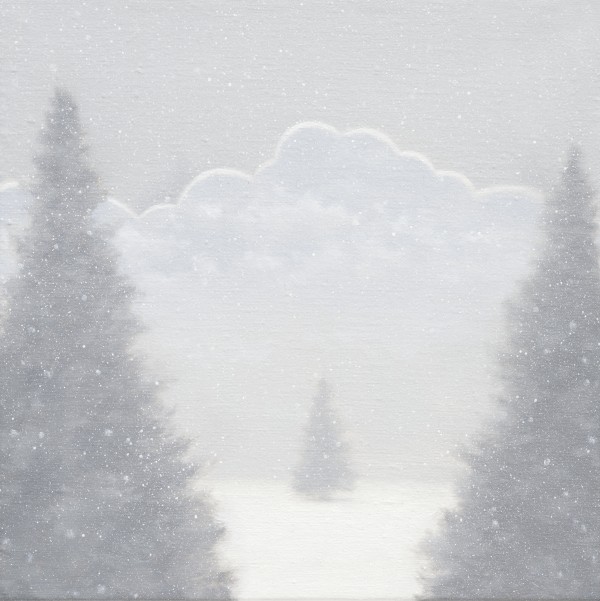  A cloud, 30x30cm, oil on canvas, 2025