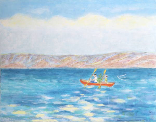 이오성, Tabgha, 112x145.5cm, mixed media on canvas, 2022