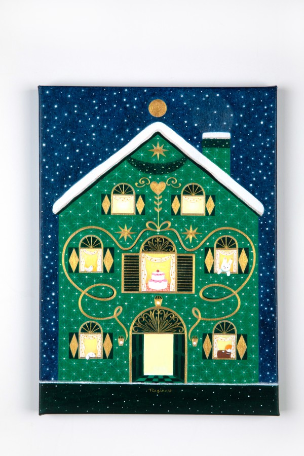 추억이야기, 33.4x24.2cm, acrylic on cavas, 2025