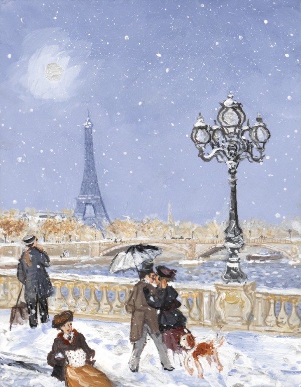 Fabienne Delacroix, Le grand amour (위대한 사랑), 18x14cm, acrylic on board, 2025