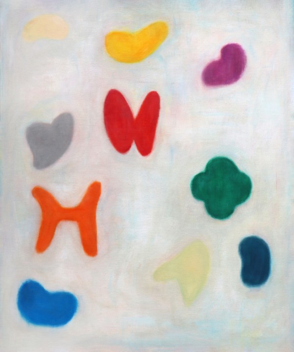 김민우, Arc-en-Ciel n20250001, oil on canvas, 72.7 x 60.6 x 3.5cm, 2025