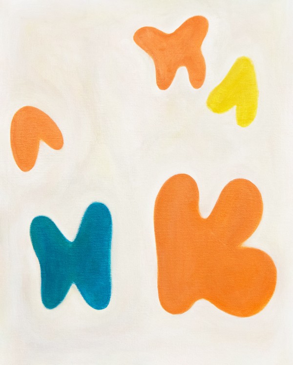 김민우, Orange, acrylic on canvas, 50x40cm, 2022