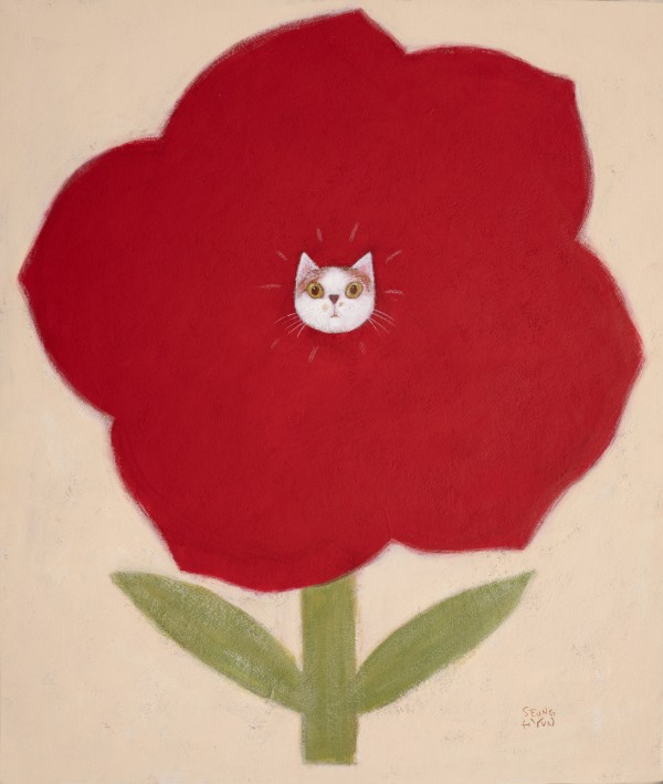 임승현, 묘화, 53x45.5cm, 한지에 과슈, 2026