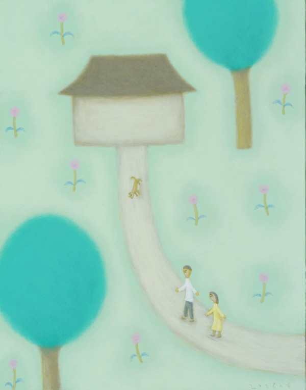 오순환, 풍경, 41x27cm, 캔버스에 아크릴, 2026