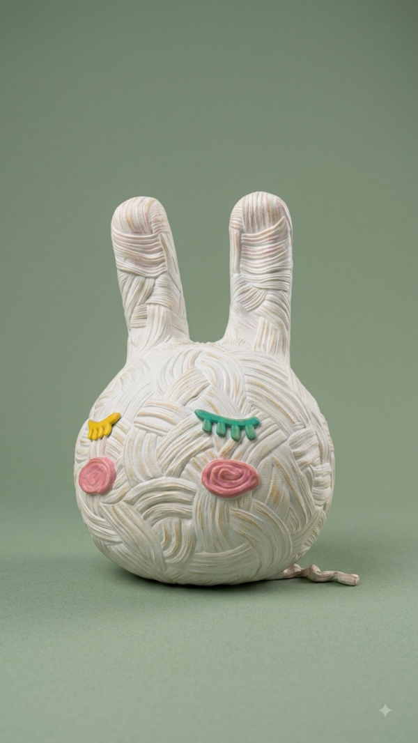 김종선, 실타래 토끼, 25x22x33cm, 혼합재료, 2026