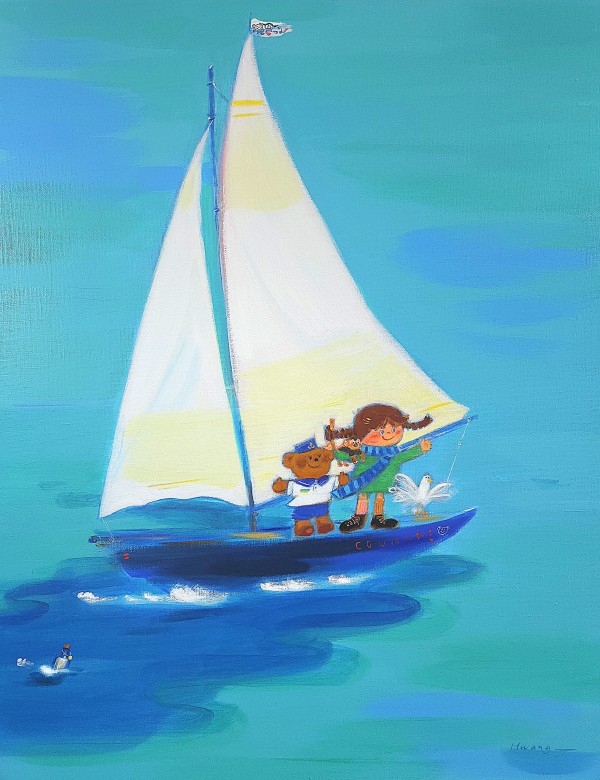 황미영, Follow me, 90.9x72.7cm, acrylic on canvas, 2026.