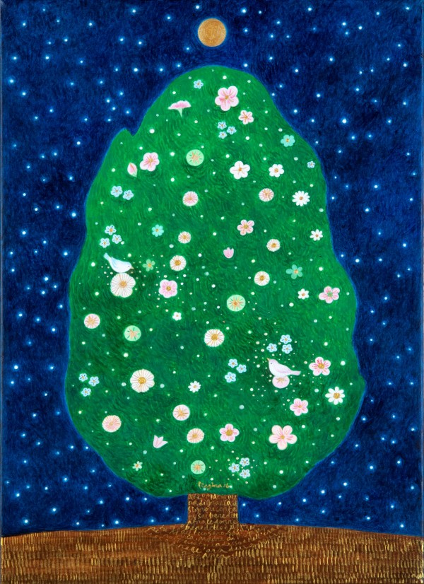 레지나, 별꽃이 피는 시절, 33.4x24.2cm, acrylic on canvas, 2026.